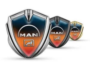 MAN Emblème Métal Insigne Pro Design Bord Acier Inoxydable